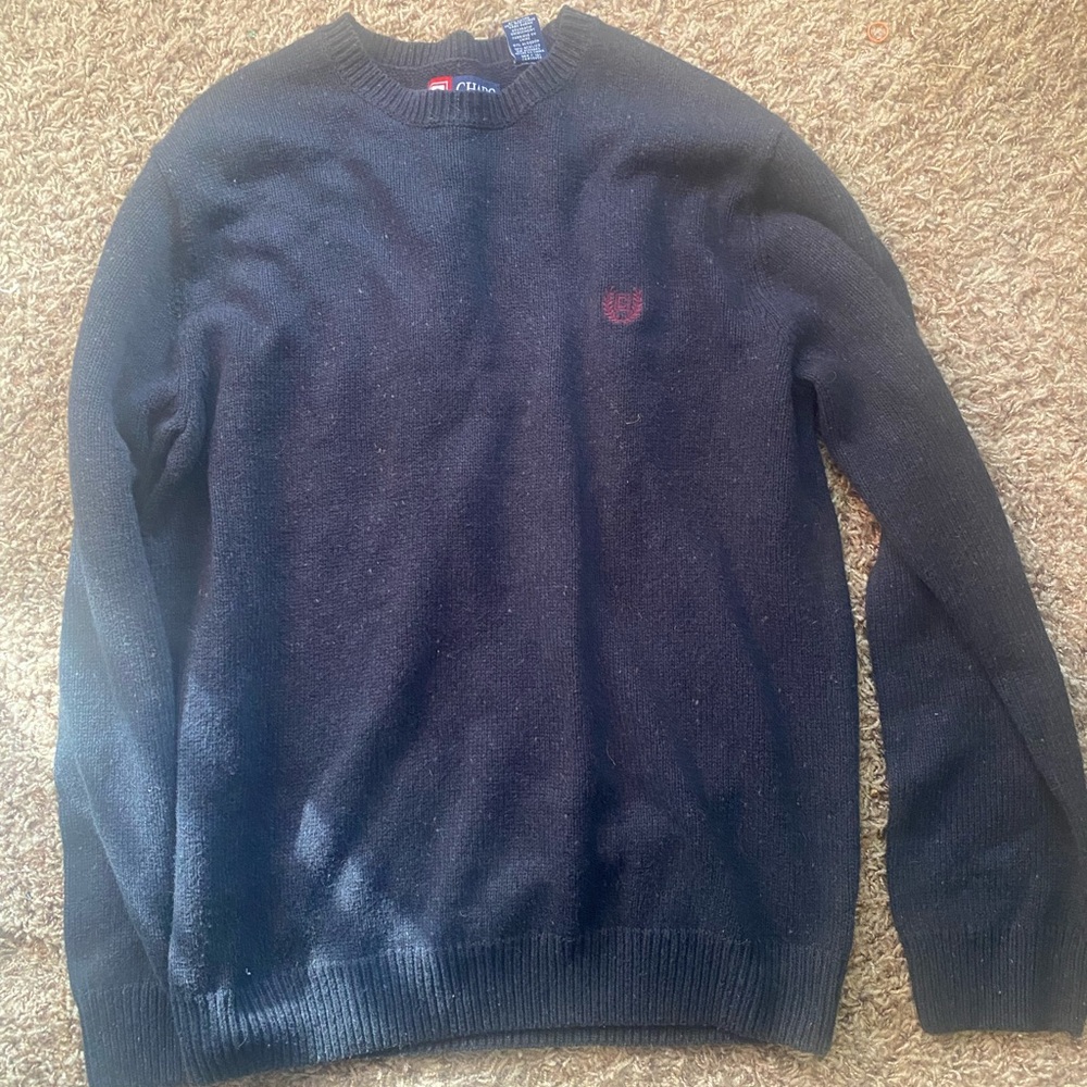 Navy Chaps Sweater - Medium